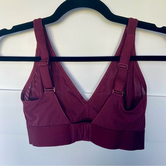 Parade Burgundy Mesh Bralette 32DD - Picture 2 of 10